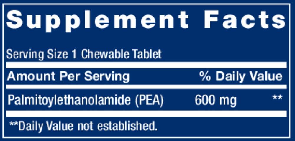 Life Extension PEA Discomfort Relief 60 chewables