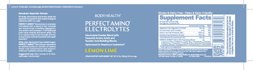 Body Health Perfect Aminos Electrolytes Lemon Lime 360 g