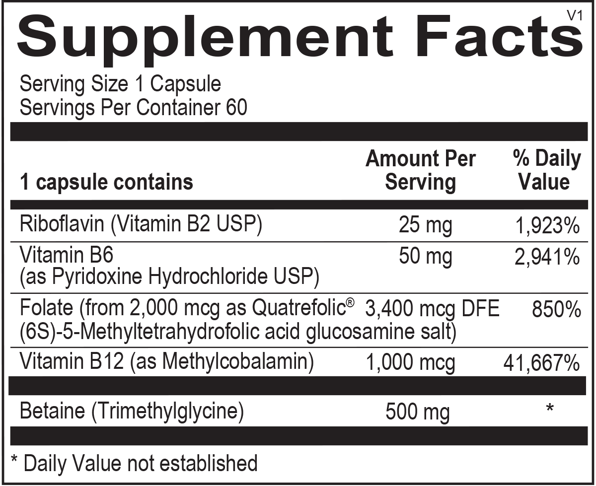 Ortho Molecular Products Methyl CpG 60 caps