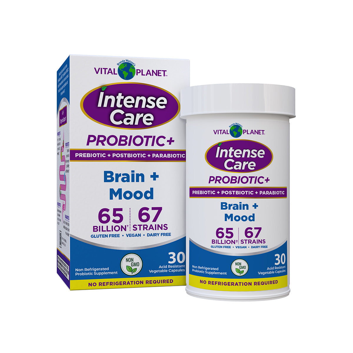 Vital Planet Intense Care Probiotic + Brain Mood