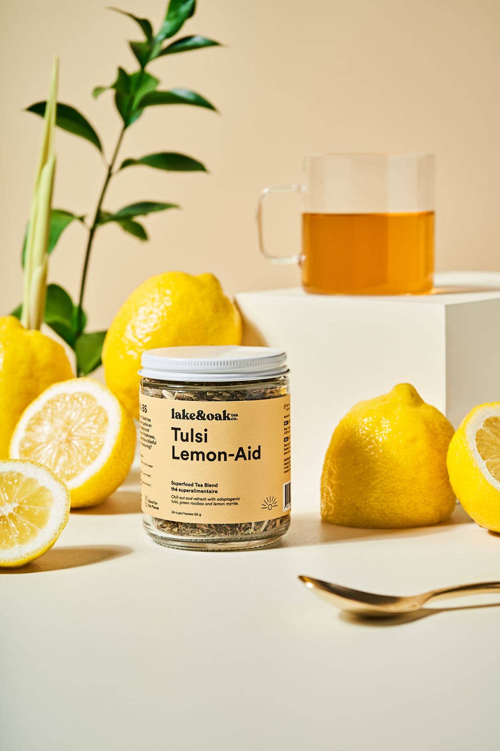 Lake & Oak Tulsi Lemon-Aid - Superfood Tea 24 Serving