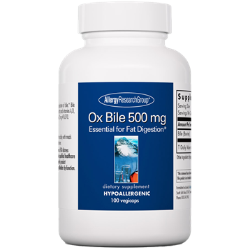 Allergy Research Group Ox Bile 125 mg