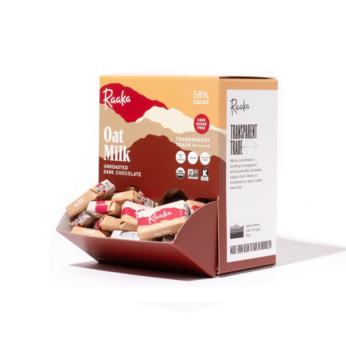 Raaka Oat Milk Dark Chocolate Mini Chocolate Bar