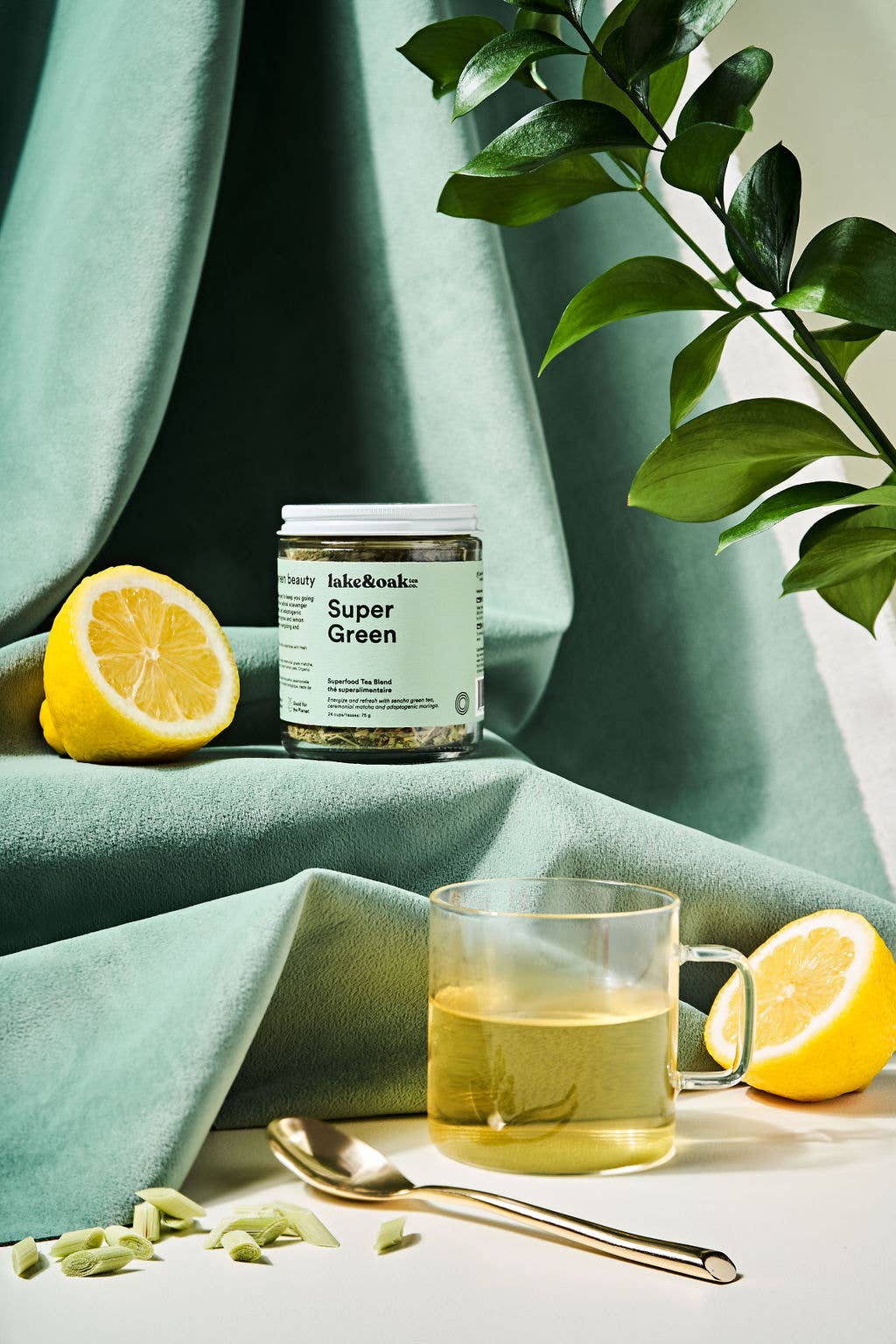 Lake & Oak Super Green - Superfood Tea 24 Servings