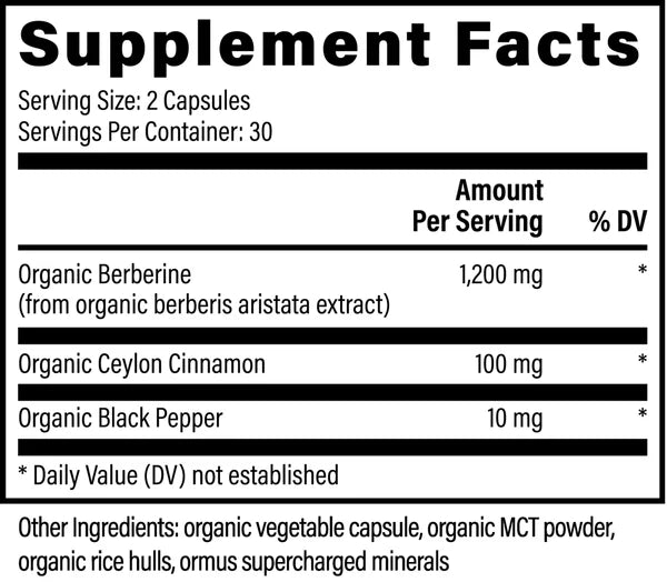Global Healing Berberine 60 caps