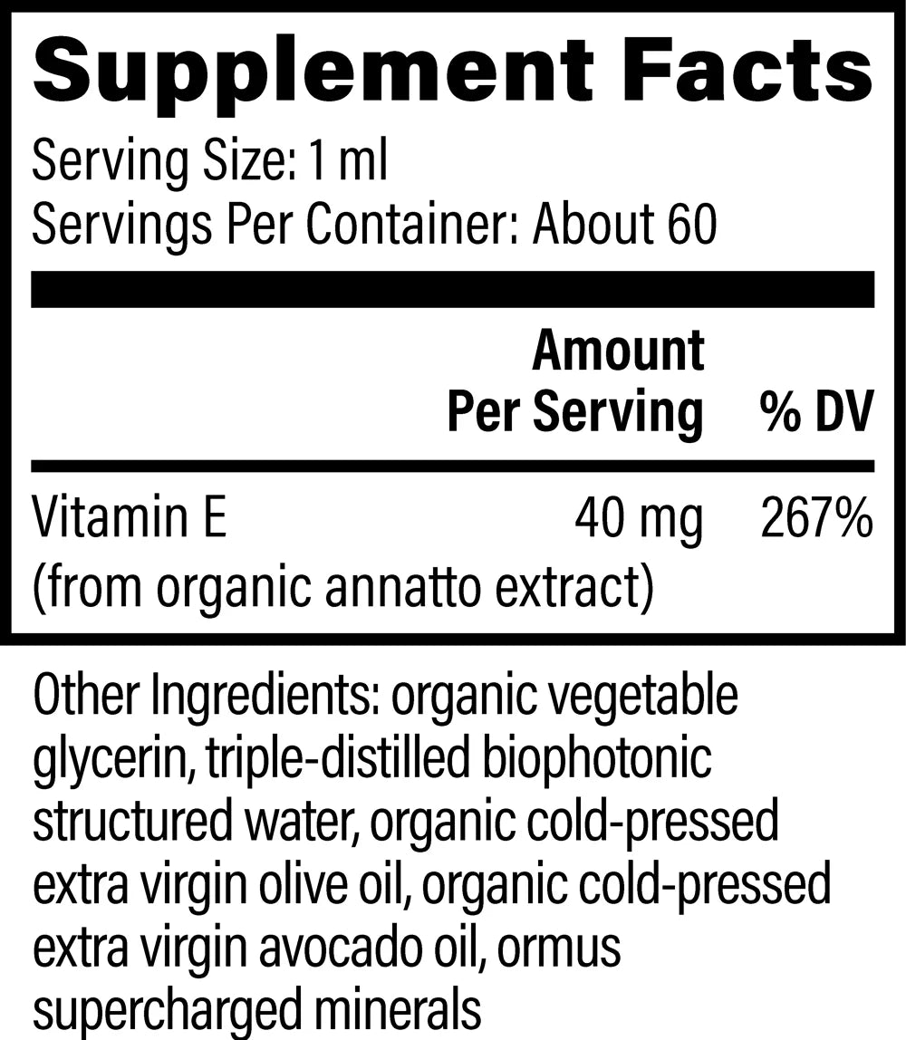 Global Healing Vitamin E Tincture 2 fl ounces
