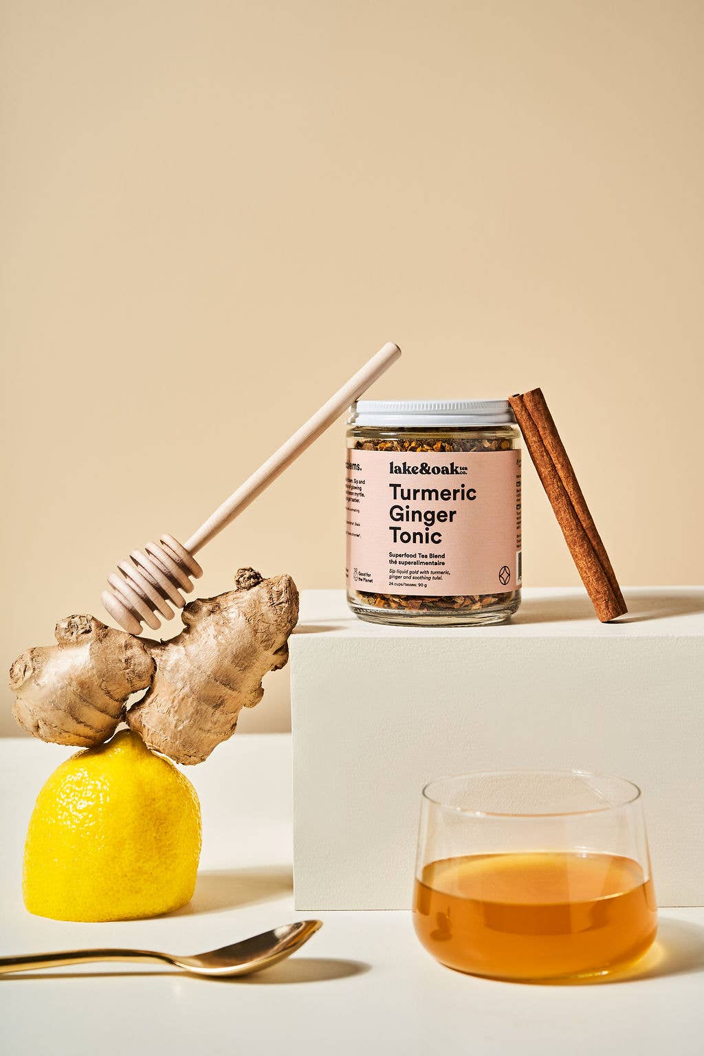Lake & Oak Turmeric Ginger Tonic - Superfood Tea