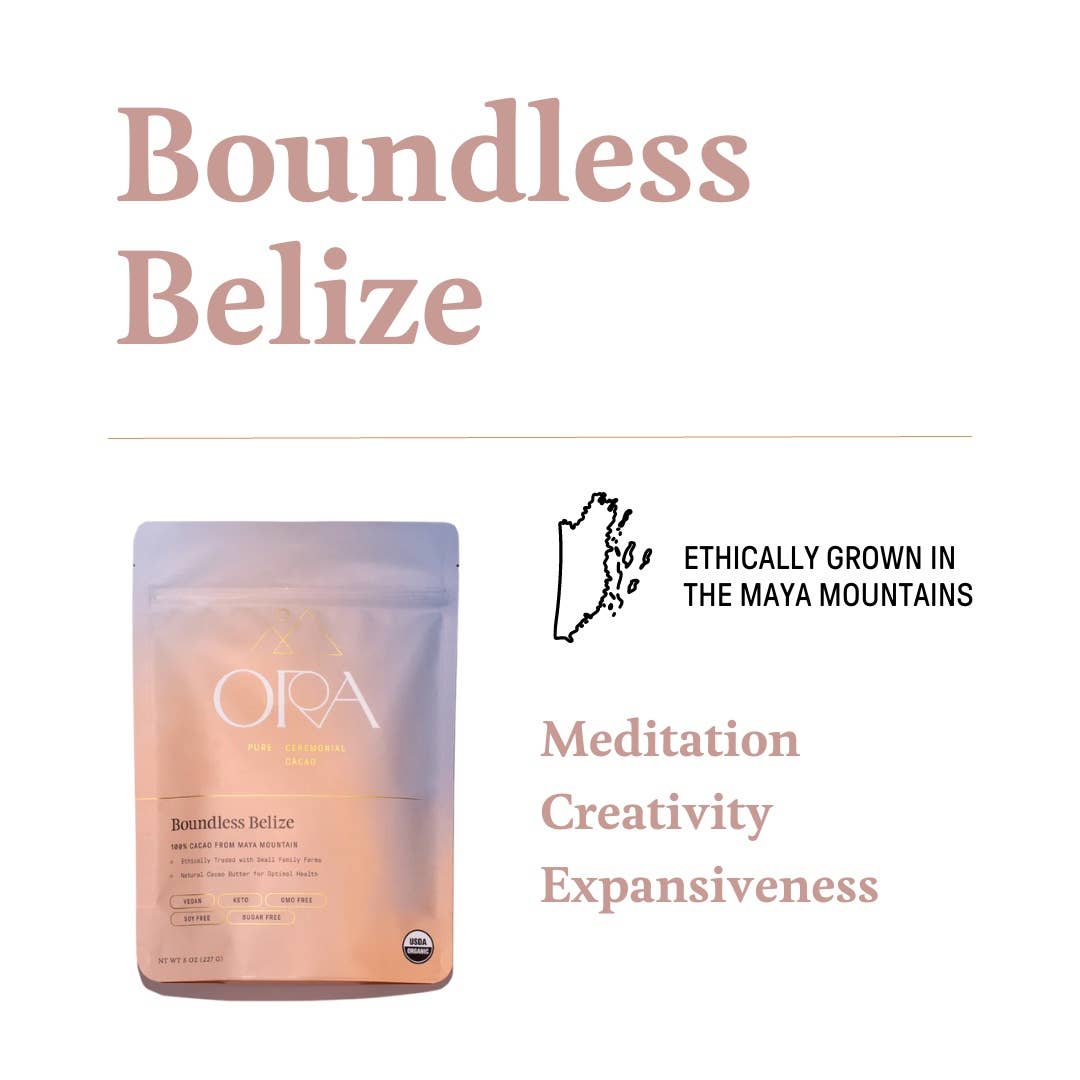 Boundless Belize 100% Cacao - Organic Ceremonial Chocolate