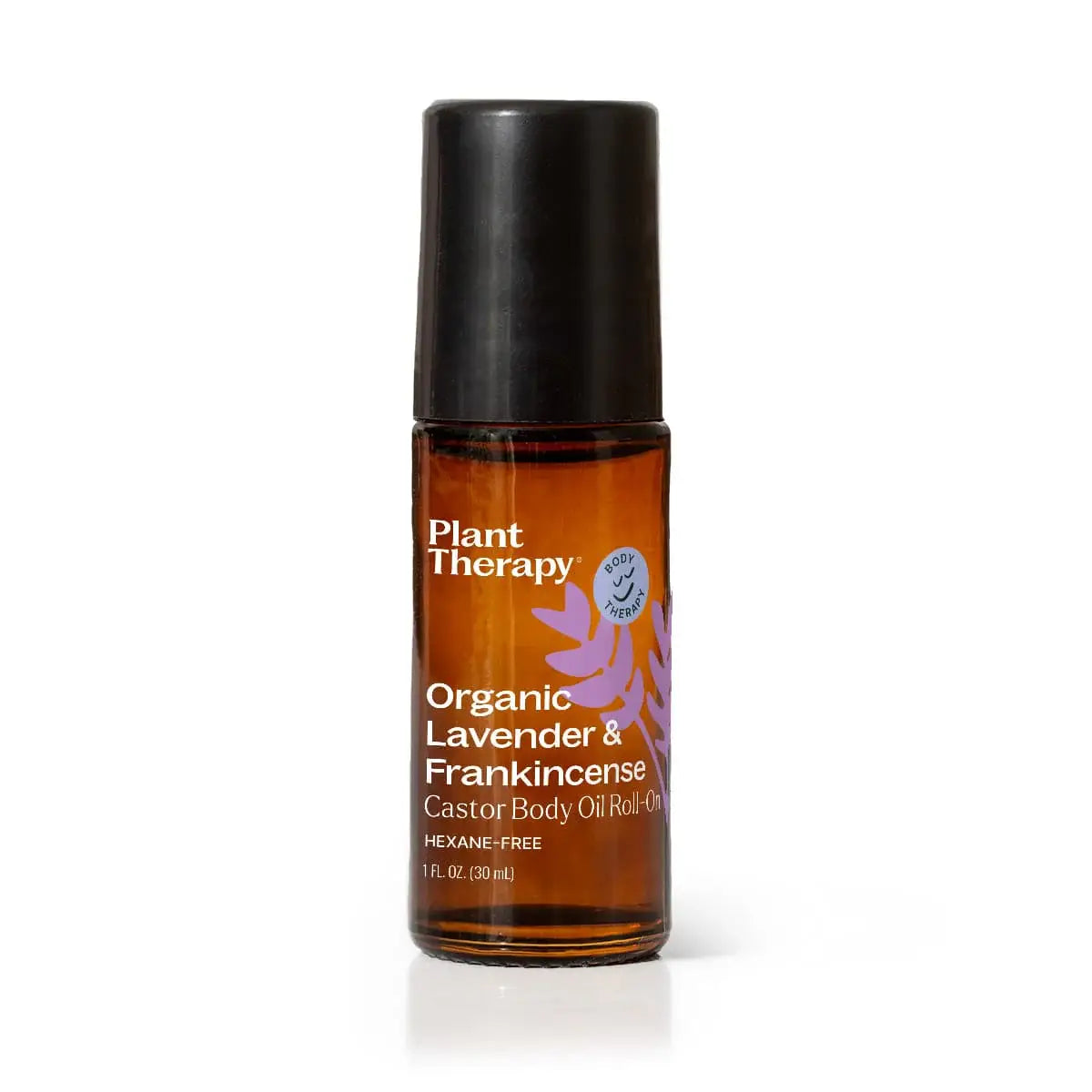 Plant Therapy Organic Lavender & Frankincense Castor Body Oil Roll-On 30ml