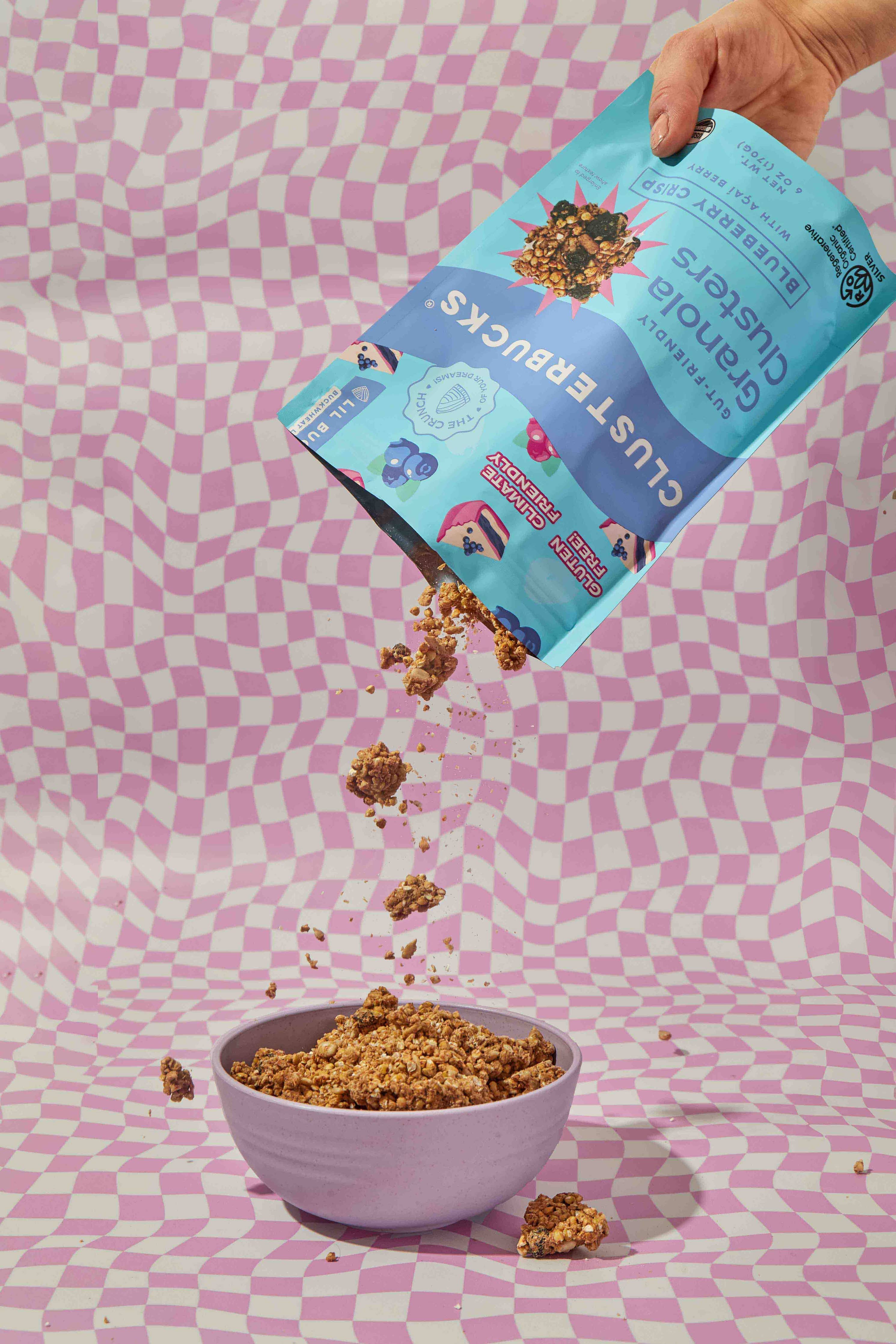 Lil Bucks Clusterbucks Gut Friendly Granola - Blueberry Crisp 6oz