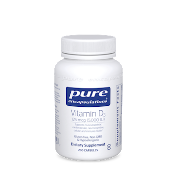 Pure Encapsulations Vitamin D3 125mcg (5000 iu)