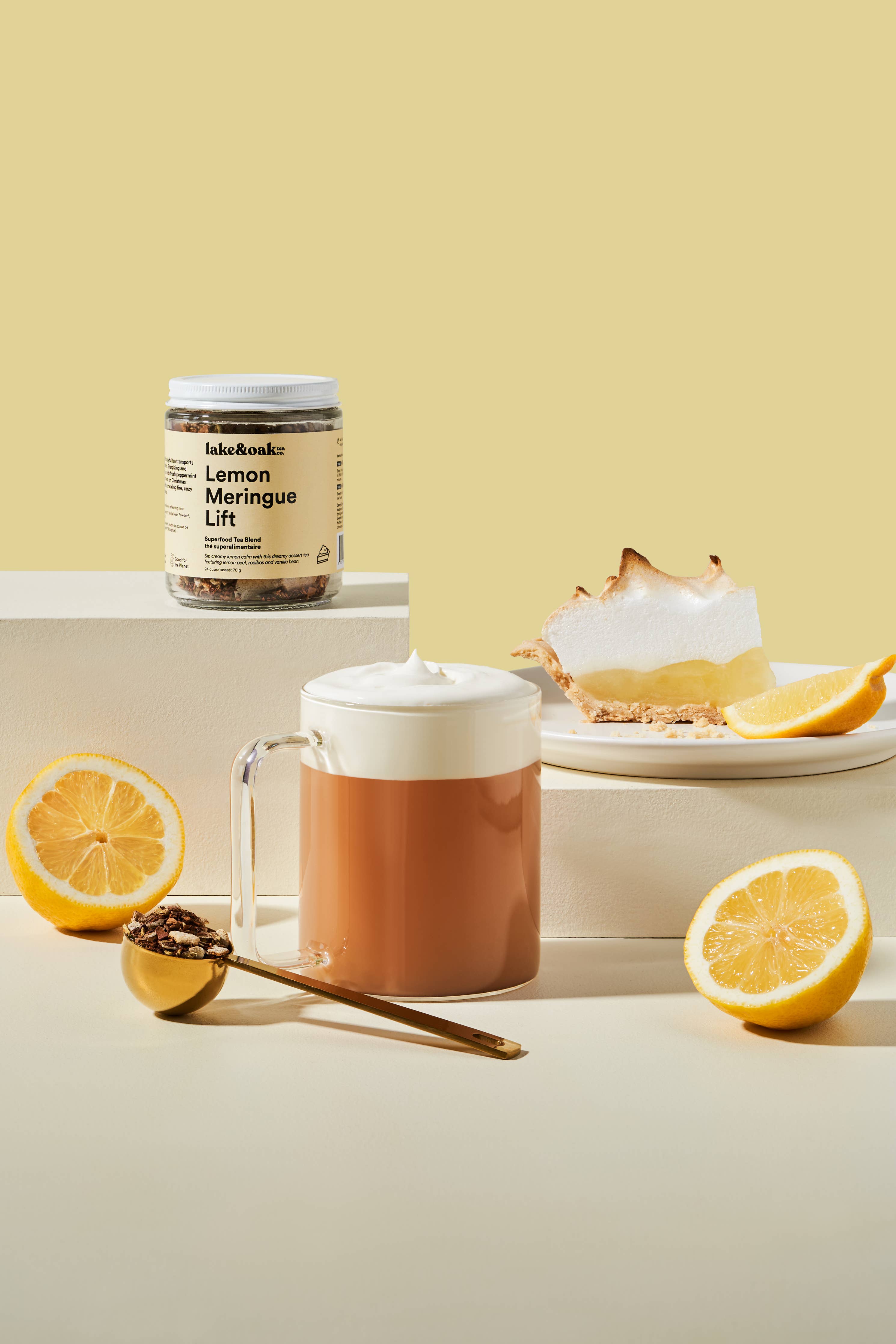 Lake & Oak Lemon Meringue Lift - Superfood Tea Blend