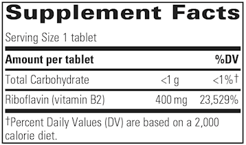 Integrative Therapeutics Riboflavin 400mg 30 tabs