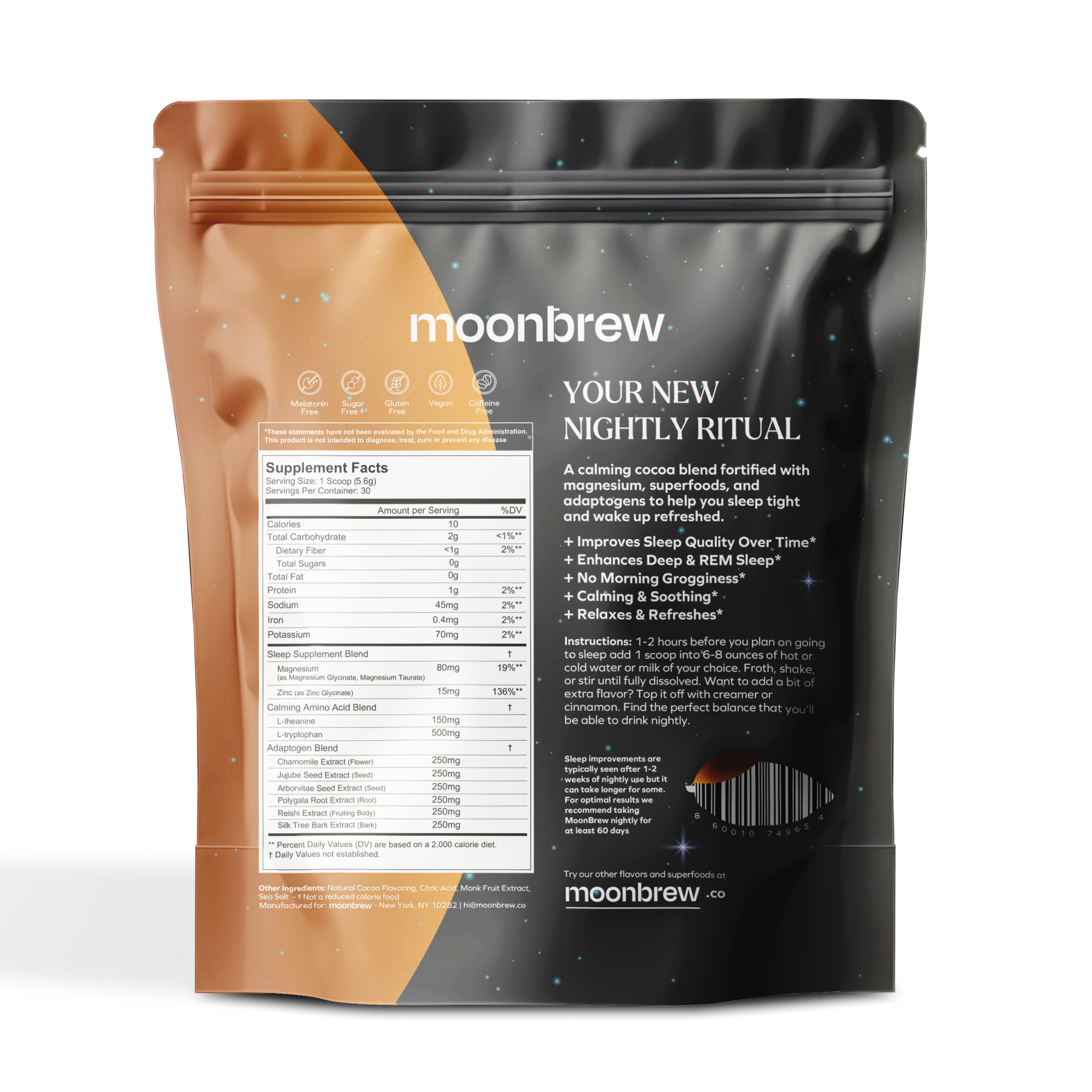 MoonBrew Hot Cocoa - 30 Servings