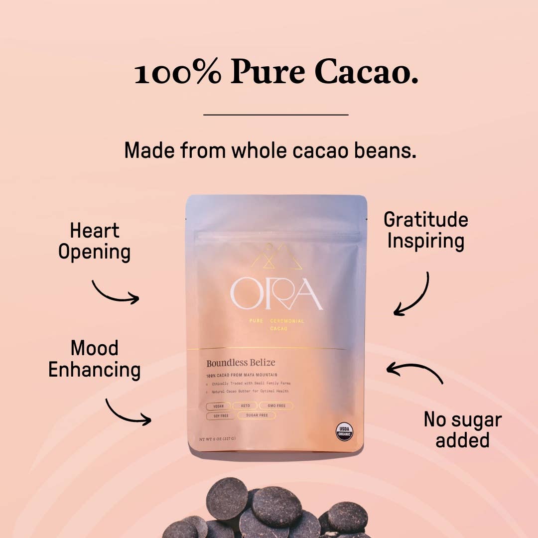 Boundless Belize 100% Cacao - Organic Ceremonial Chocolate