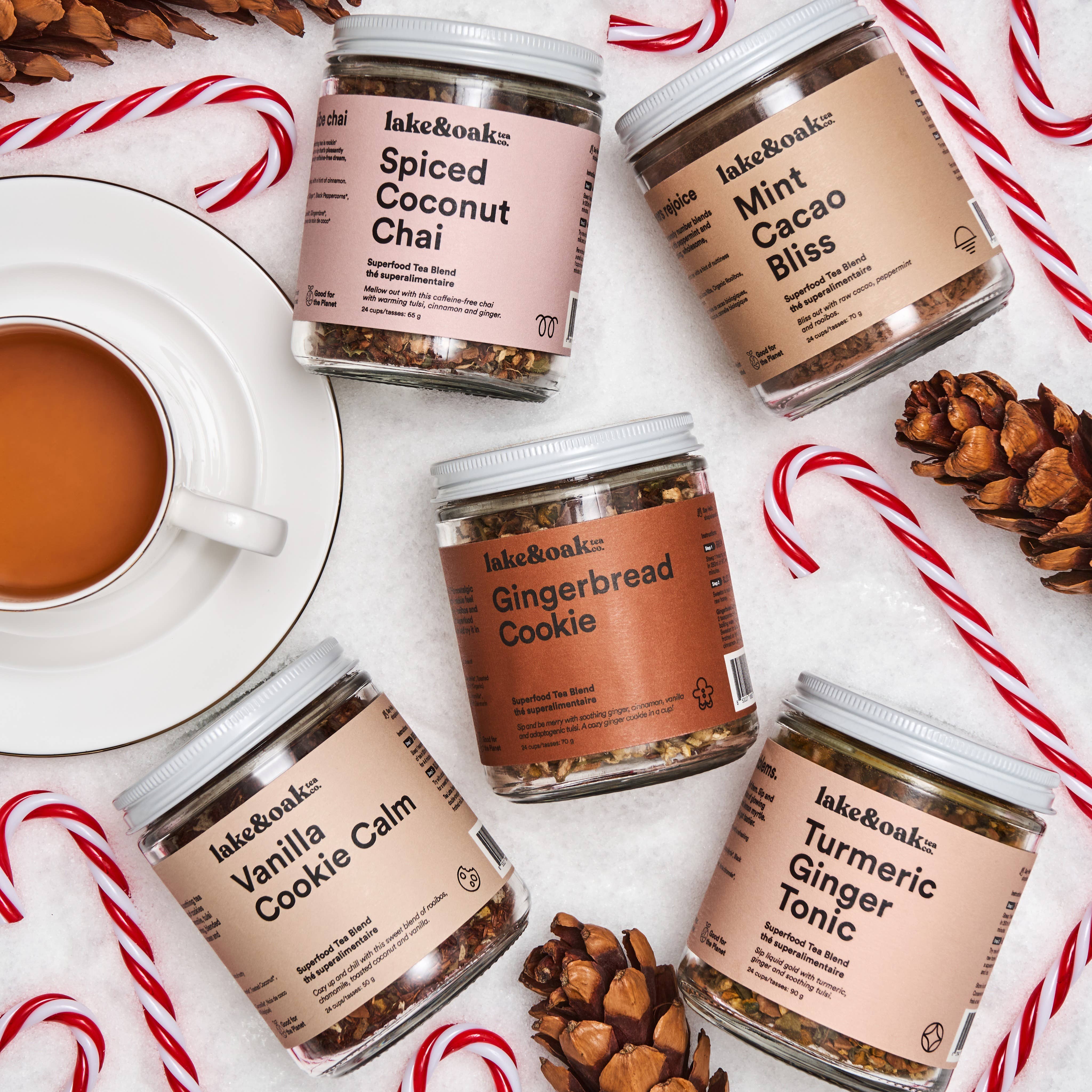 Lake & Oak Gingerbread Cookie -  Superfood Tea Blend