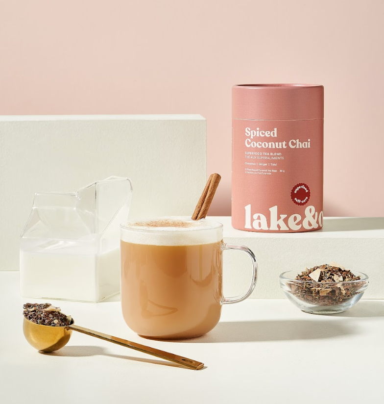 Lake & Oak Spiced Coconut Chai - Superfood Tea Blend