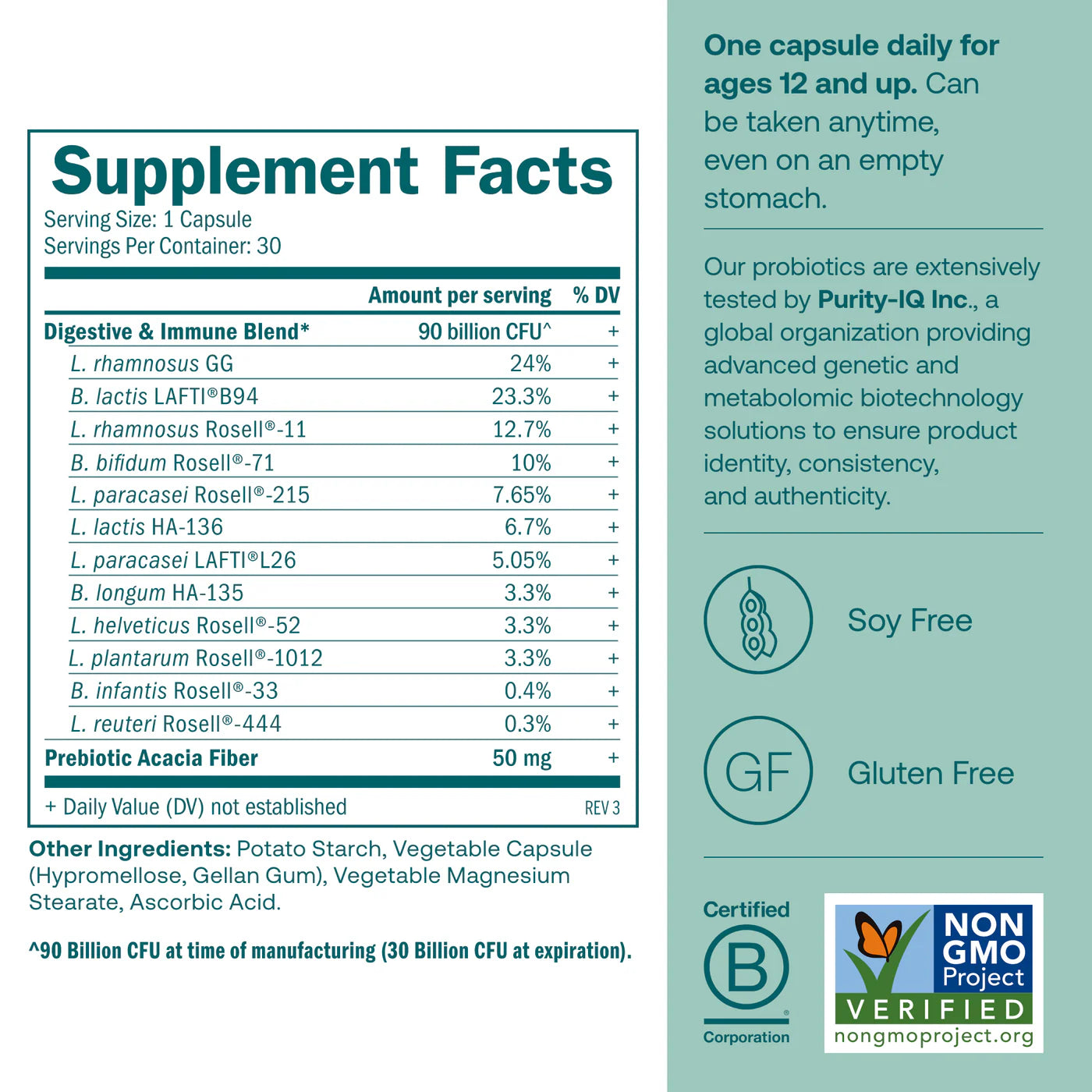 True Grace One Daily Probiotic 60 ct