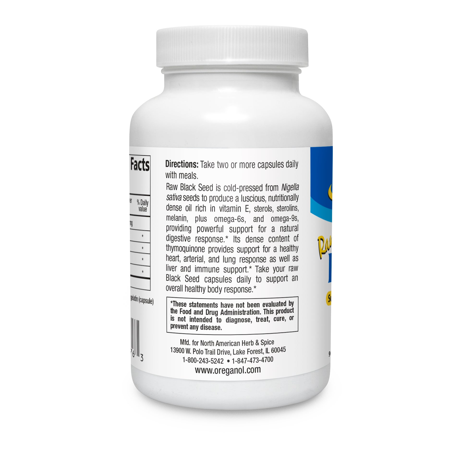 North American Herb & Spice Black Seed Oil 90 caps