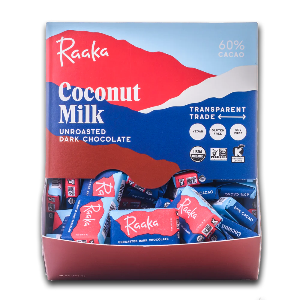 Raaka Coconut Milk Dark Chocolate Singles