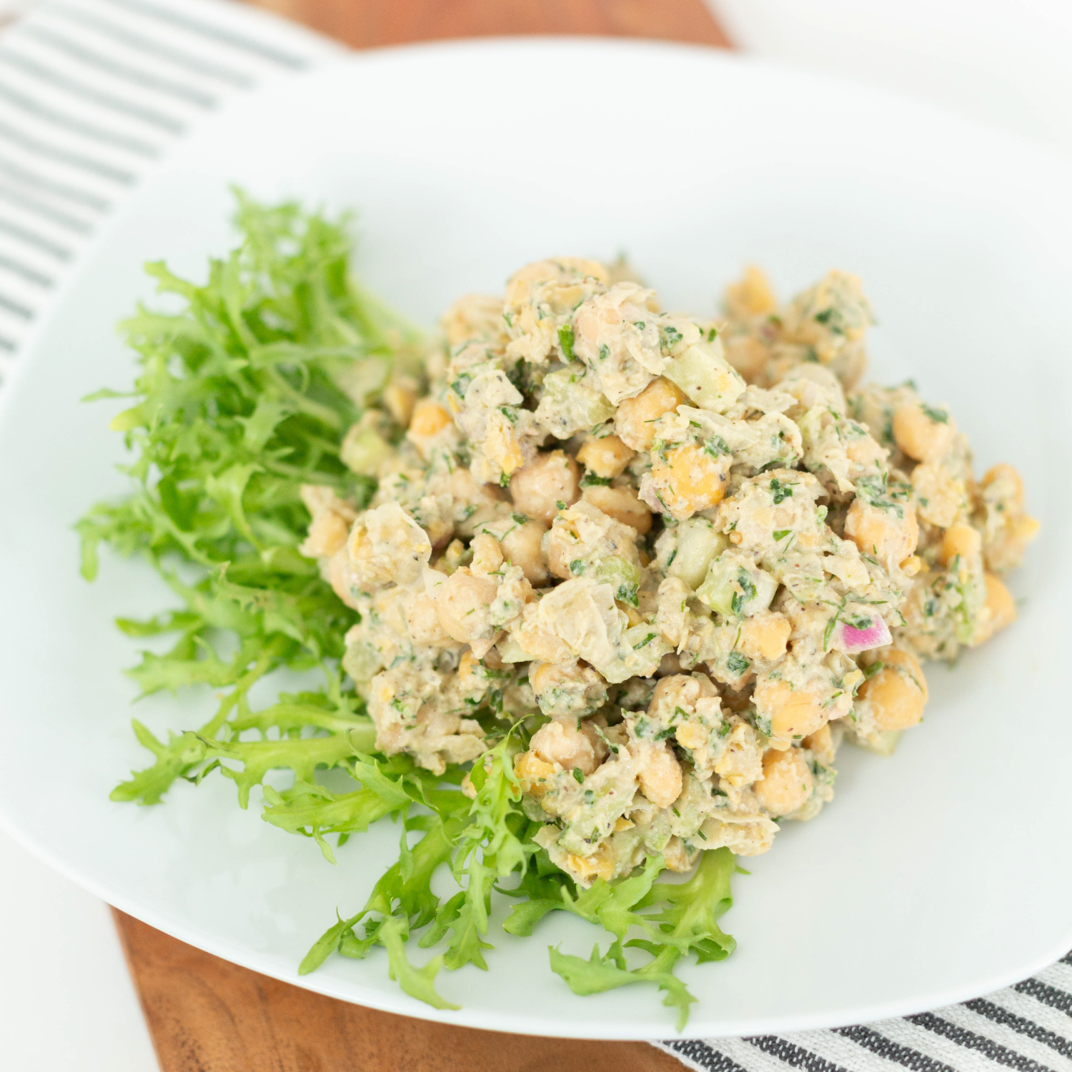 High Protein Chickpea Salad