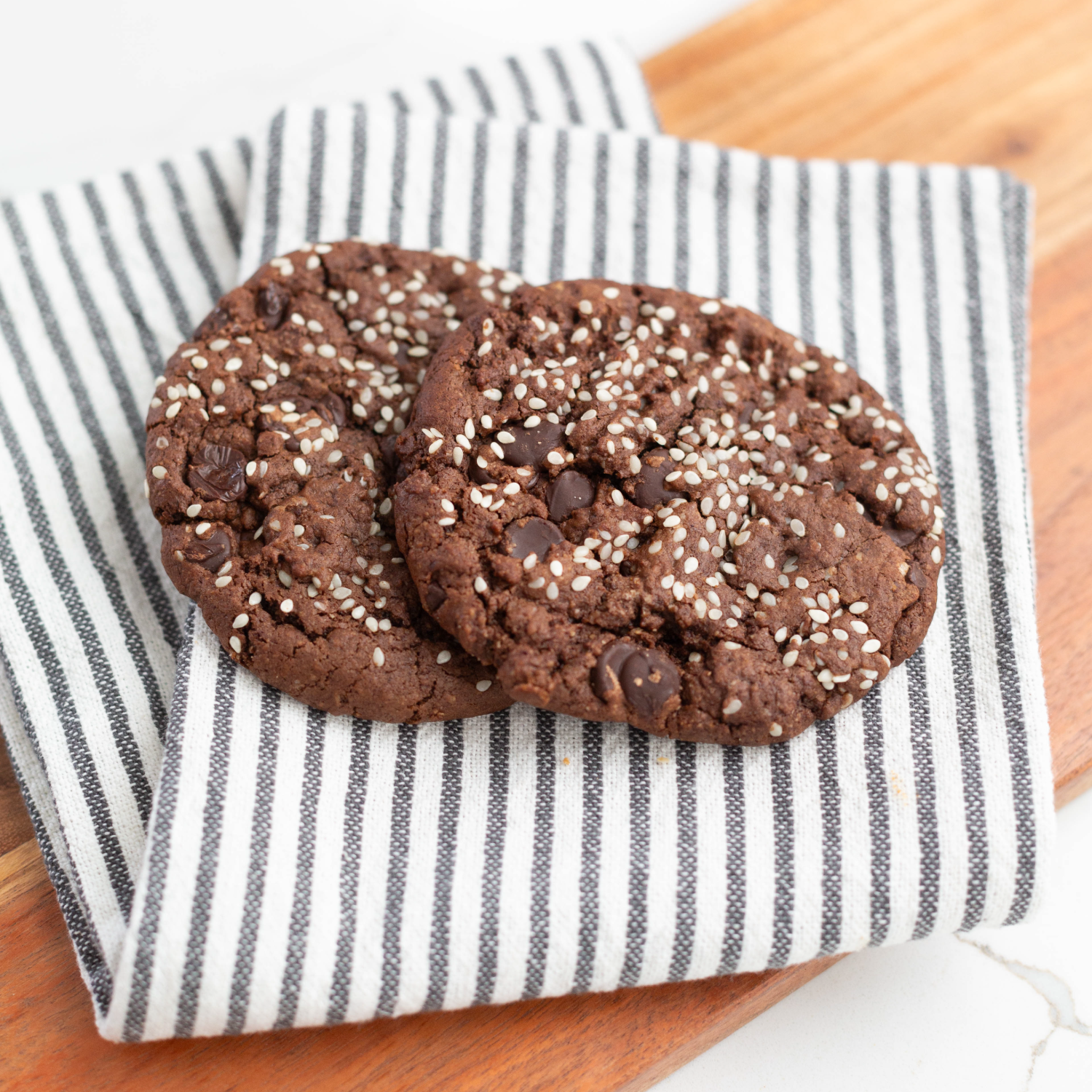 Chocolate Tahini Cookies