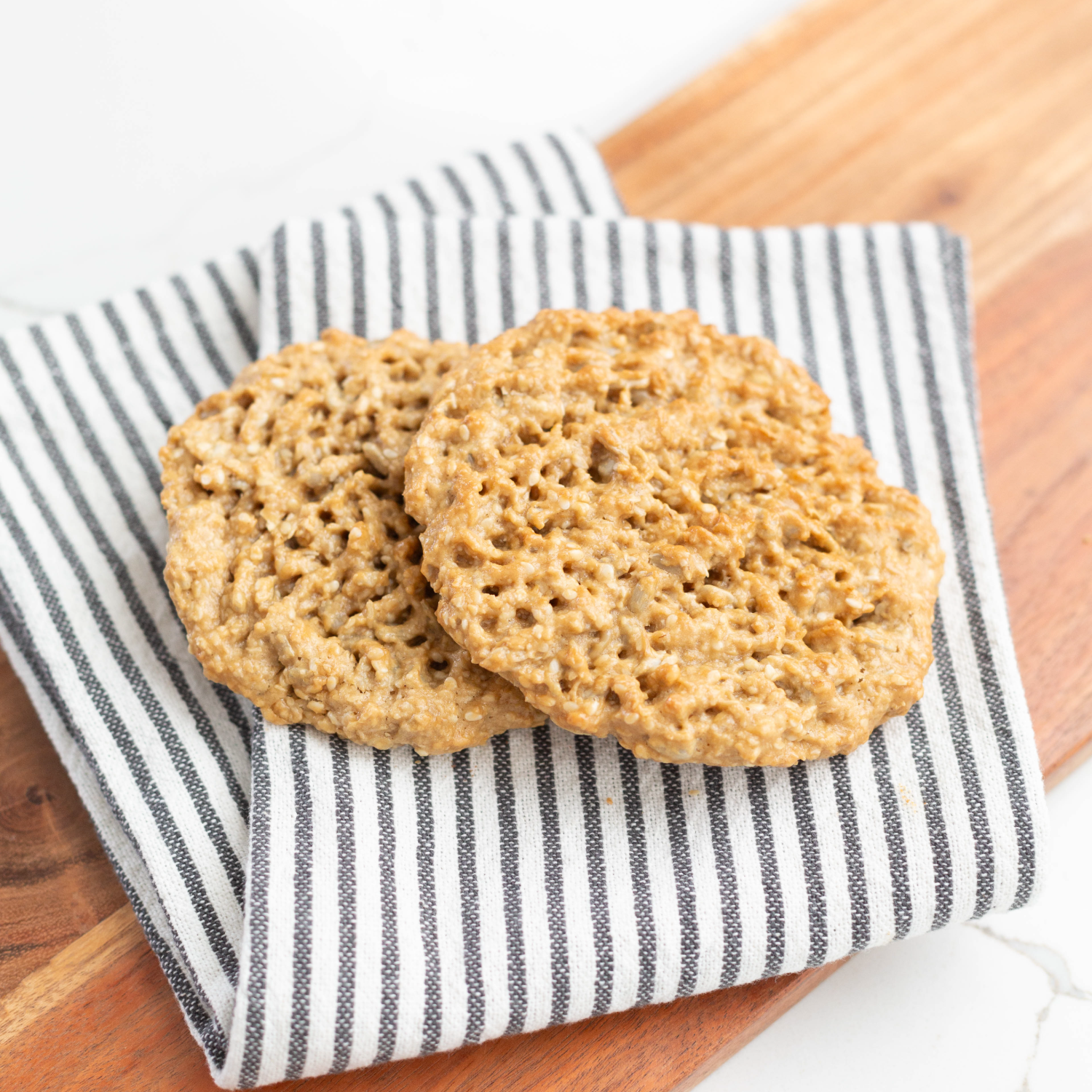 Sunflower Sesame Seed Cookies