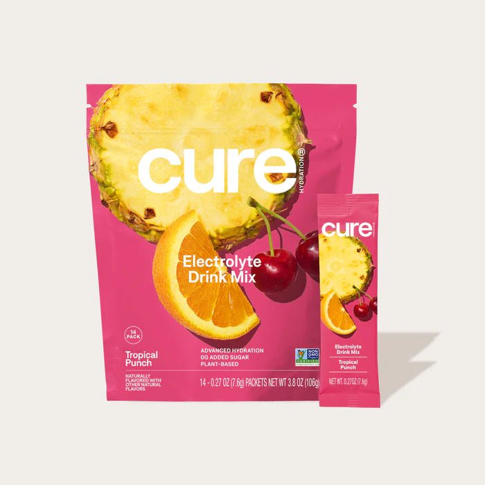 Cure Hydration Electrolyte Drink Mix Tropical Punch