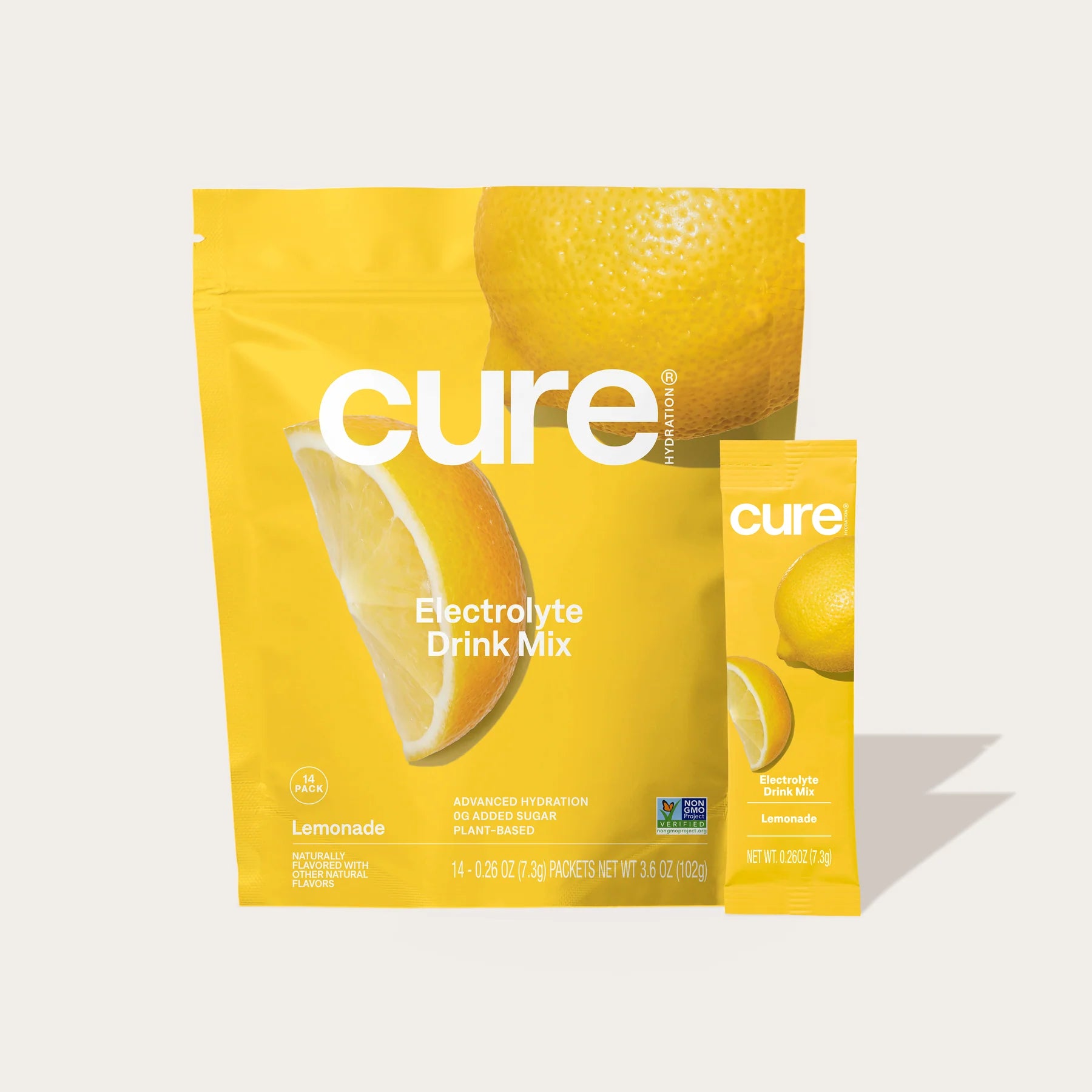 Cure Hydration Electrolyte Drink Mix Lemonade