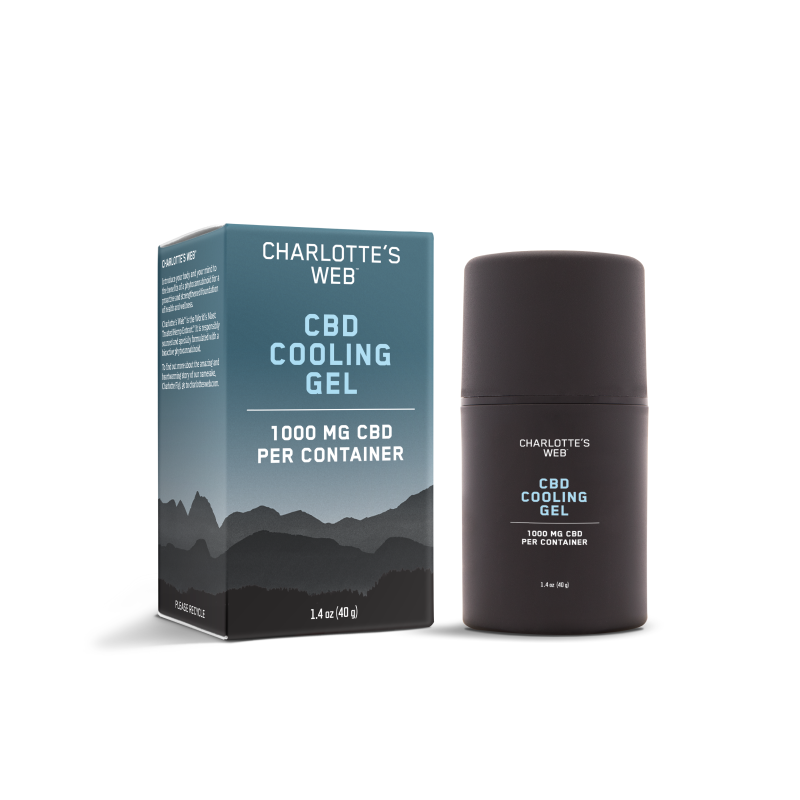 Charlotte's Web CBD Cooling Gel 1000 MG CBD 1.4oz