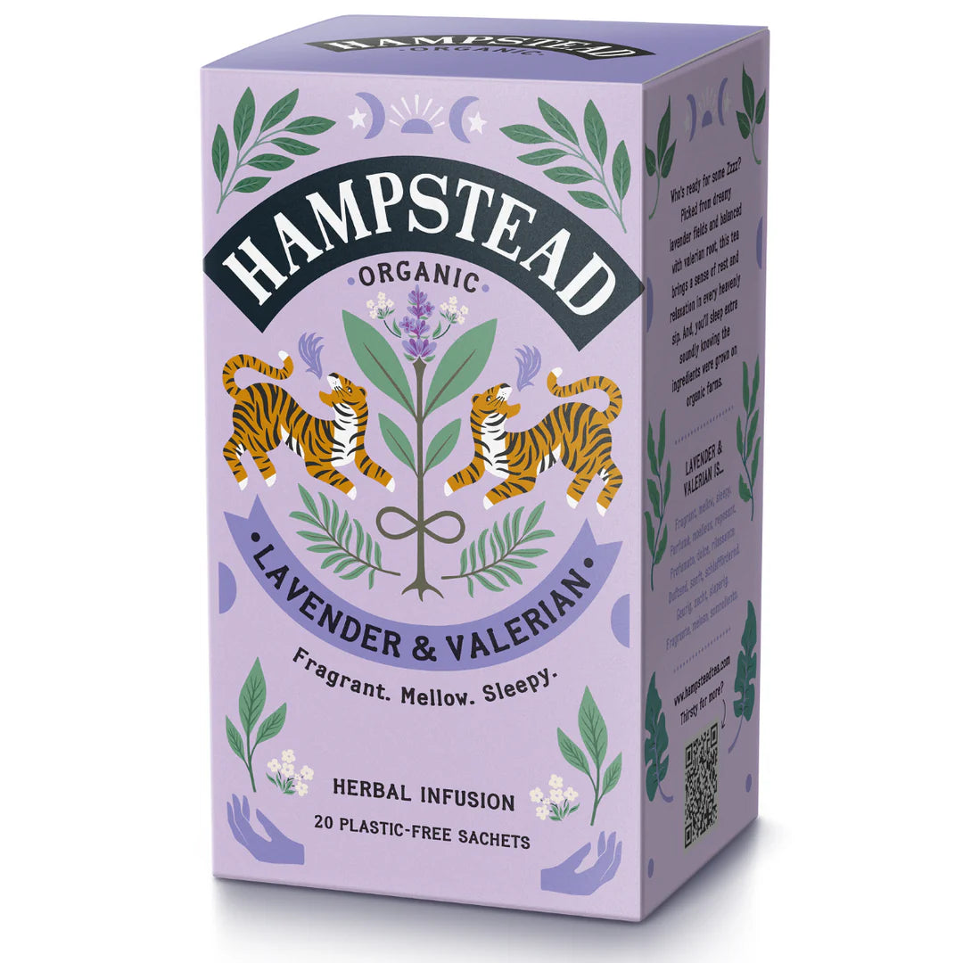 Hampstead Organic Lavender & Valerian 20 Sachets