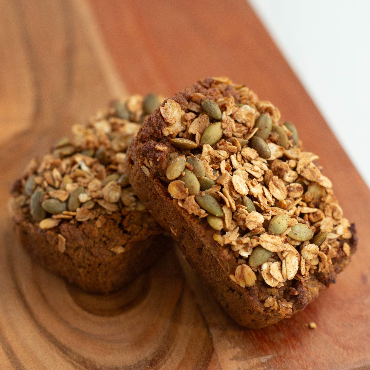 Pumpkin Loaf with Granola Topping