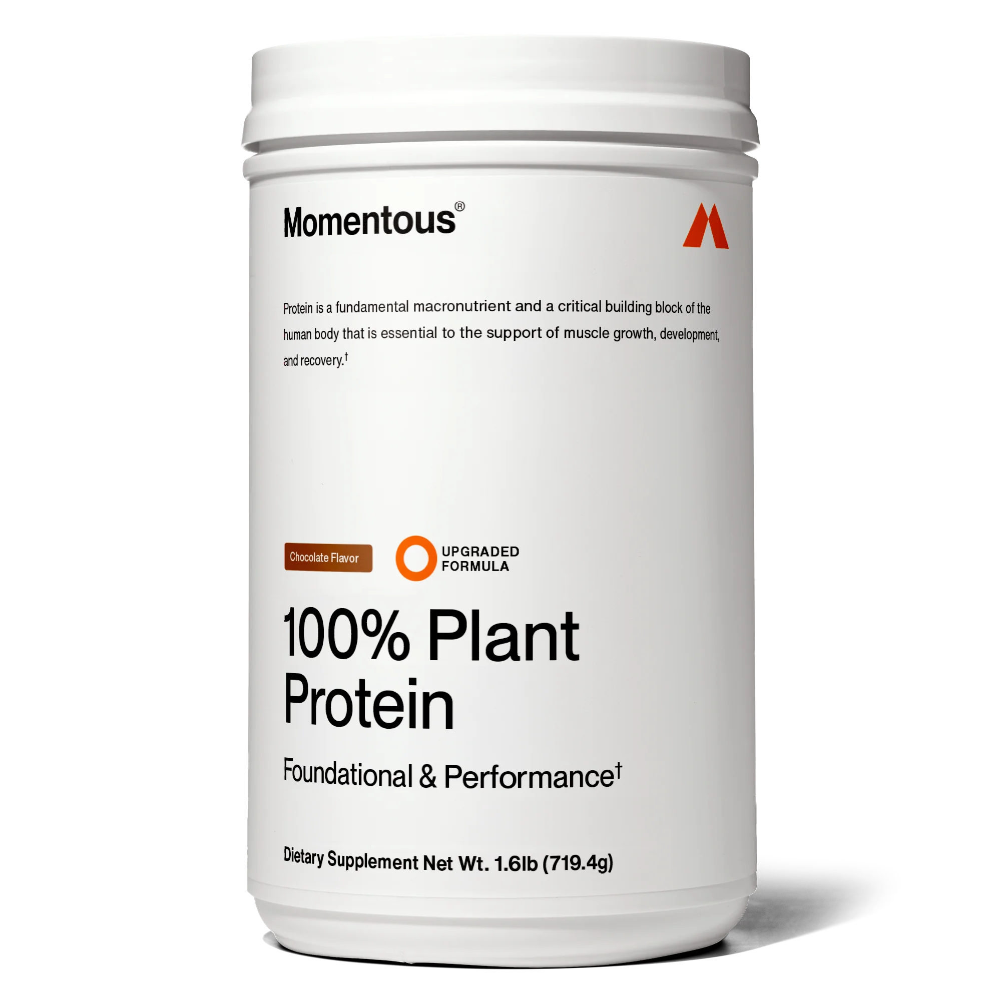 Momentous 100% Plant Protein Vanilla Spice, 1.5lb