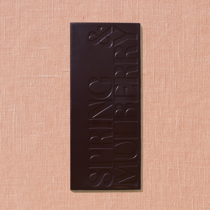 Spring & Mulberry Bergamot Date-Sweetened Dark Chocolate