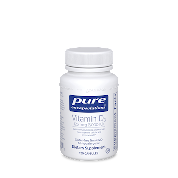 Pure Encapsulations Vitamin D3 125mcg (5000 iu)