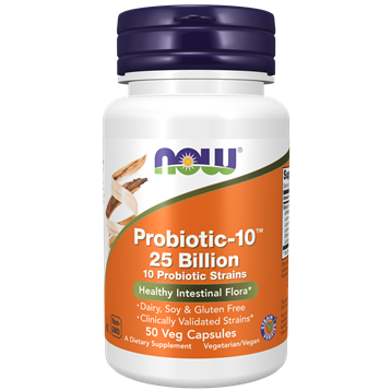 Now Probiotic-10 25 Billion 50 veg capsules