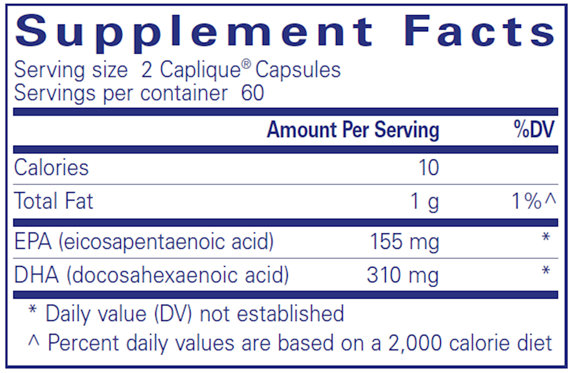 Pure Encapsulations EPA/DHA Vegetarian 120 caps