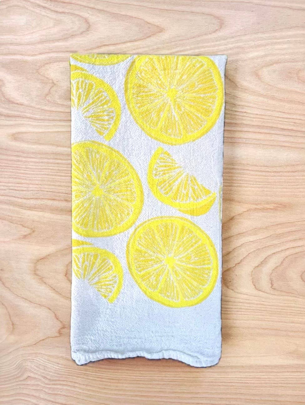 Noon Designs Lemon Tea Towel