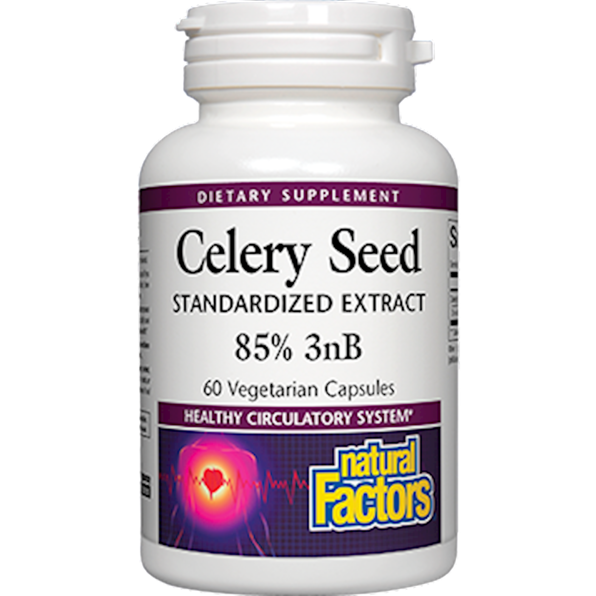 Natural Factors Celery Seed Standardized Extract 60 veg caps068958045153