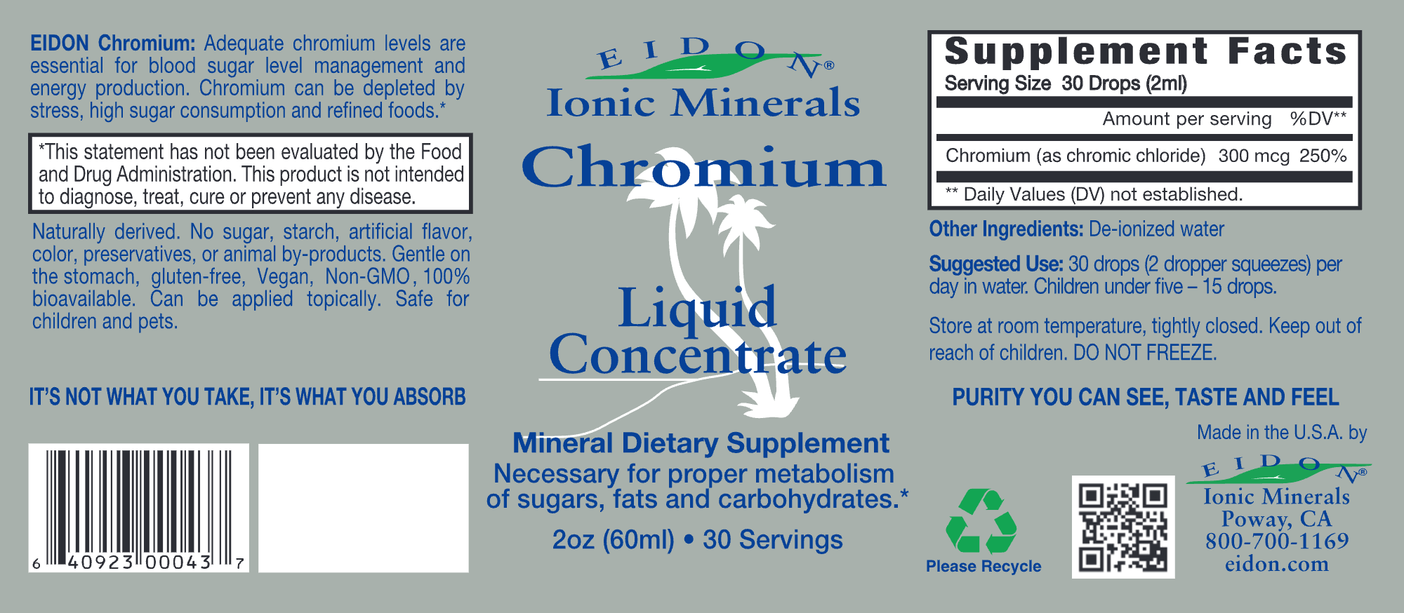 Eidon Chromium 2 fl oz (60 ml)