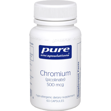 Pure Encapsulations Chromium Picolinate 500mcg 60 caps