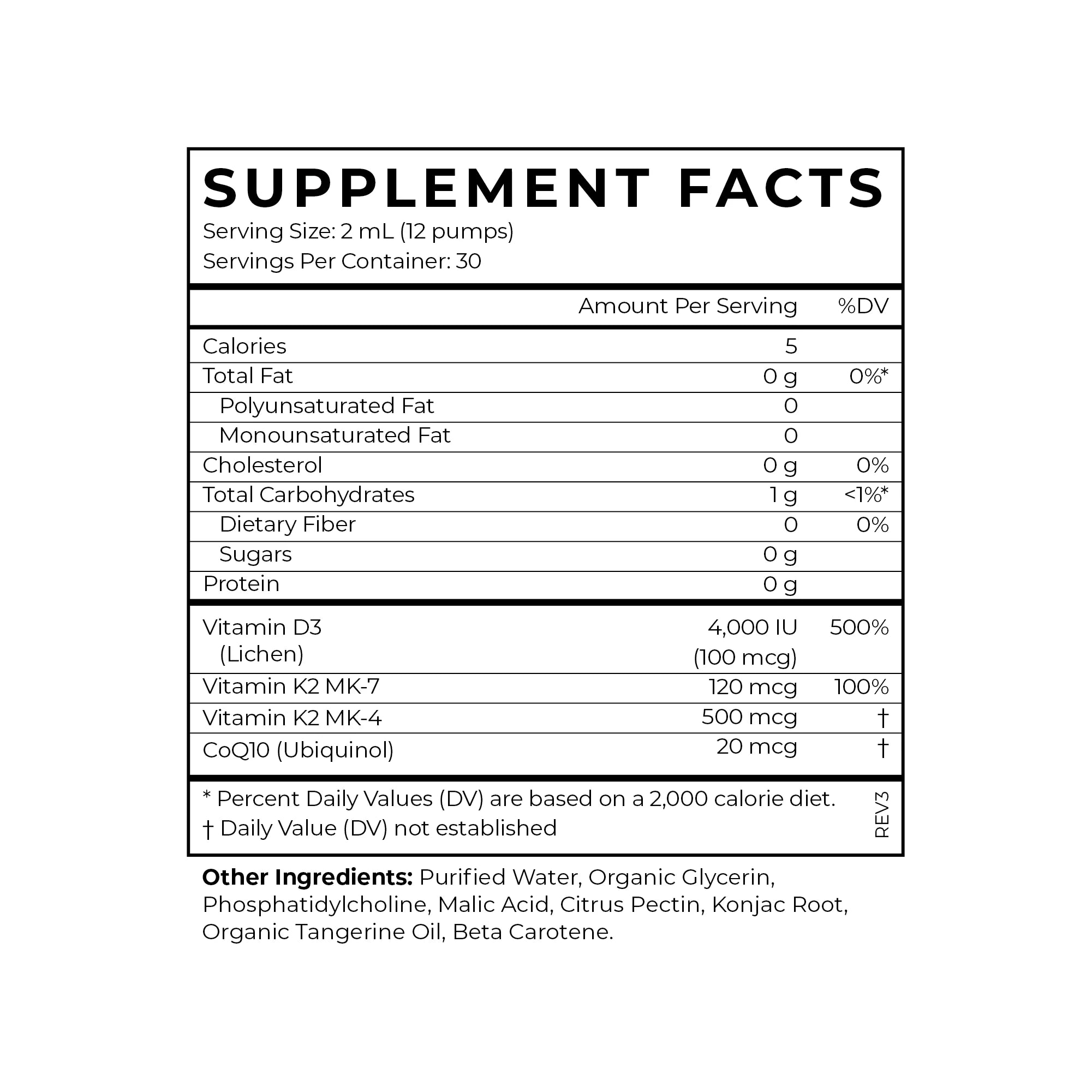 Cymbiotika Synergy D3-K2+CoQ10  2 oz 30 servings