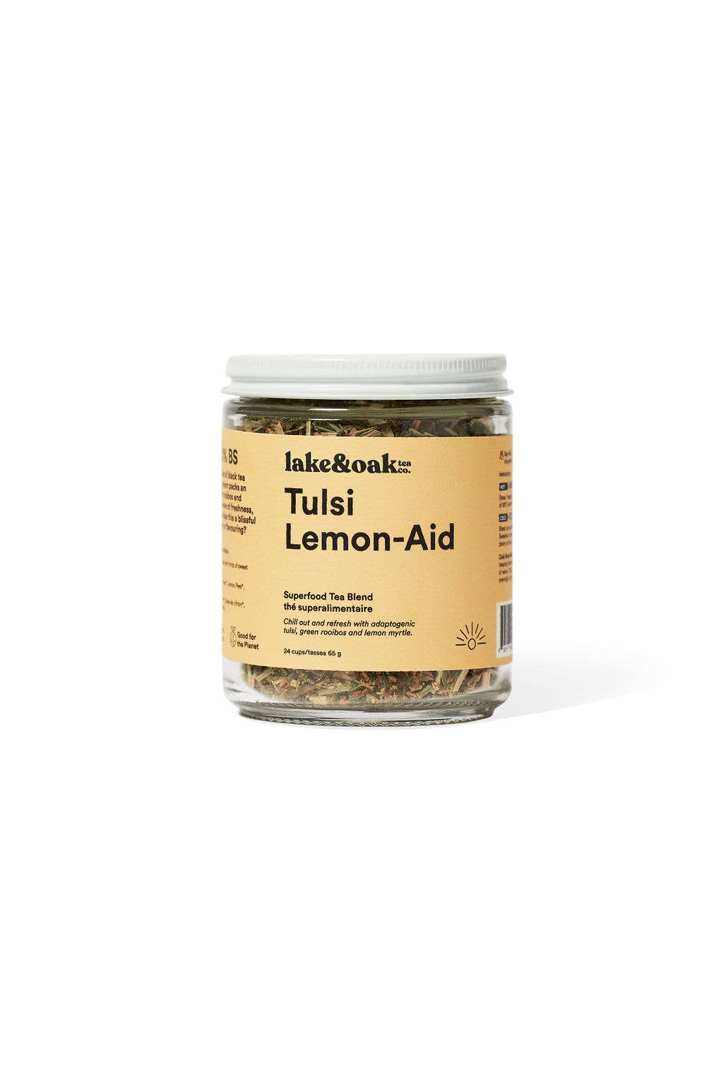 Lake & Oak Tulsi Lemon-Aid - Superfood Tea 24 Serving