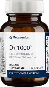 Metagenics Vitamin D3 1000 IU 120 Tablets