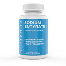 BodyBio Sodium Butyrate 100 Caps