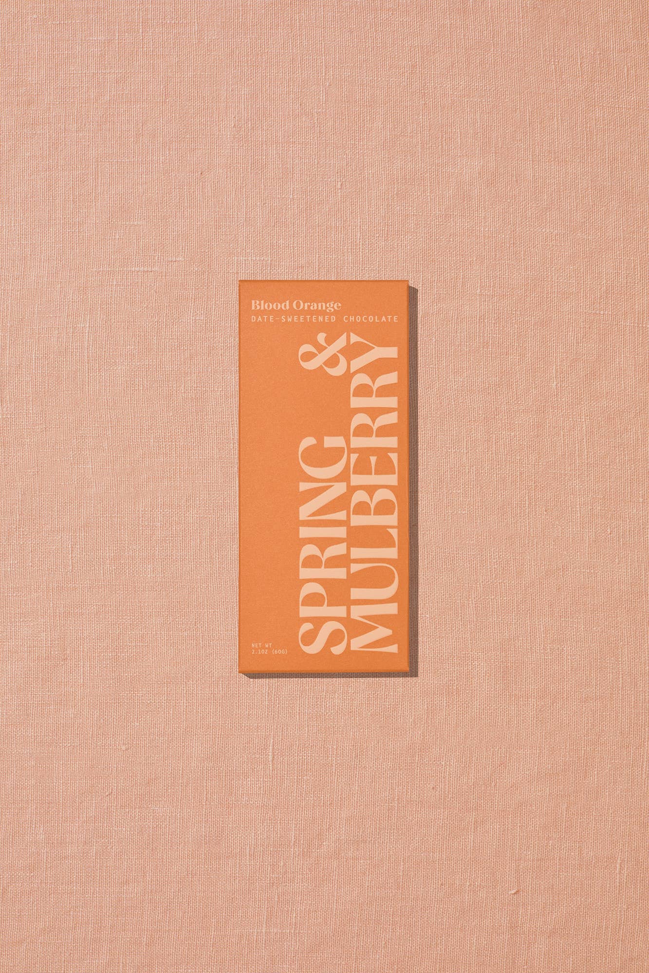 Spring & Mulberry Blood Orange Date-Sweetened Dark Chocolate
