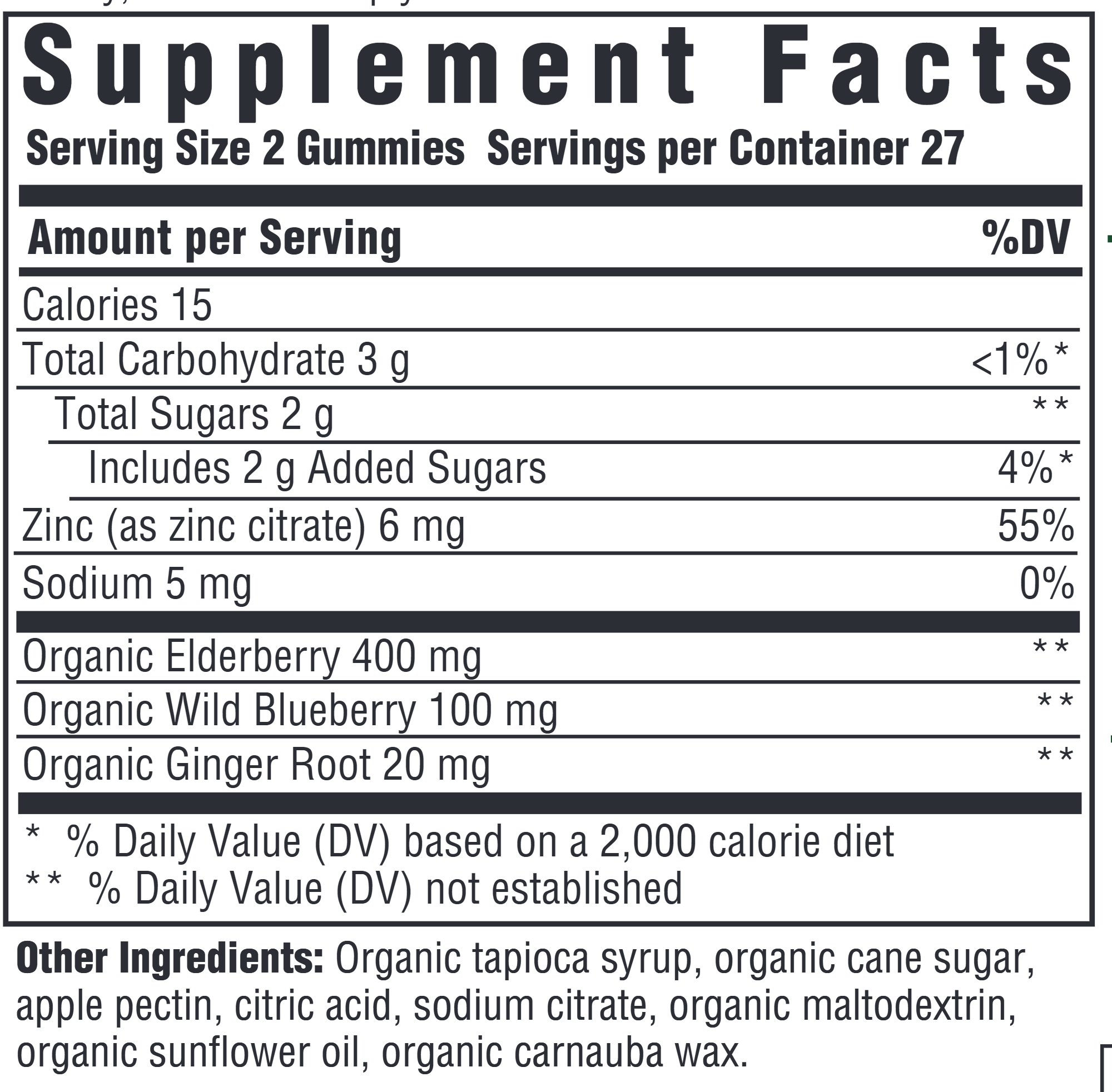 MegaFood Elderberry Immune Support Gummies 54 count