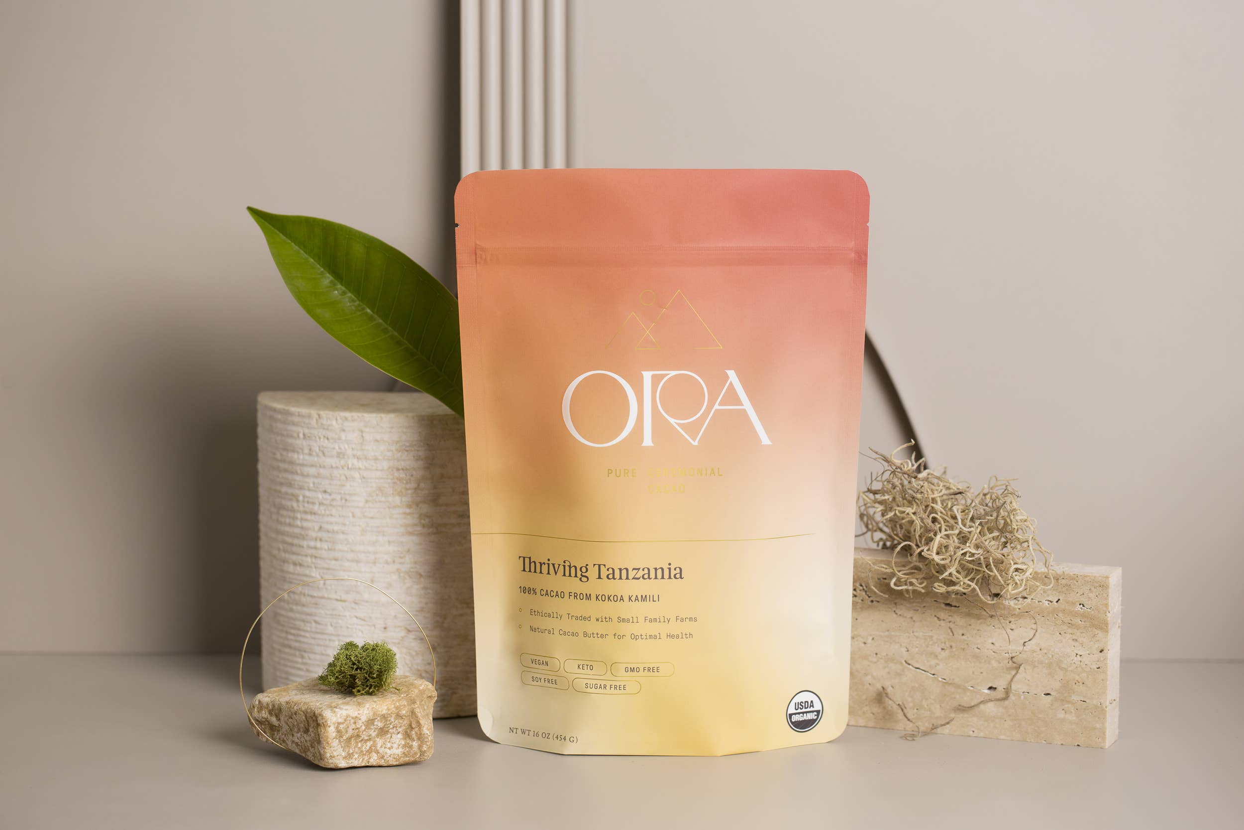 Ora Thriving Tanzania 100% Cacao - Organic Ceremonial Chocolate