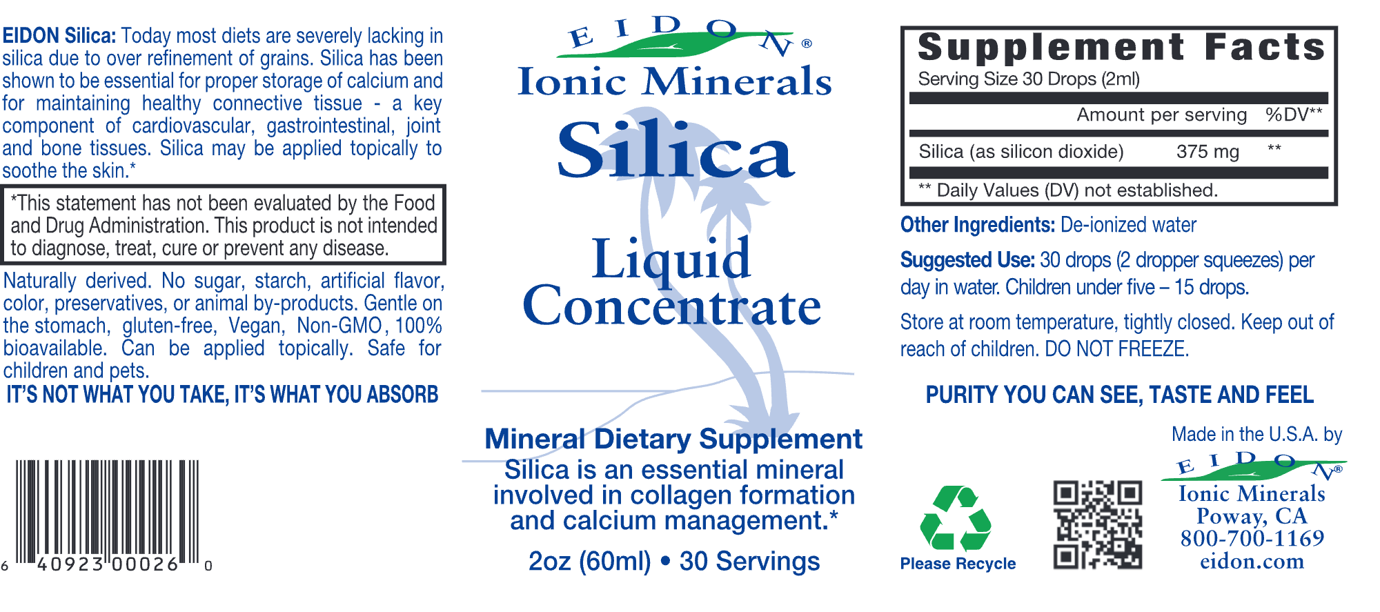 Eidon Silica 2 fl oz (60 ml)