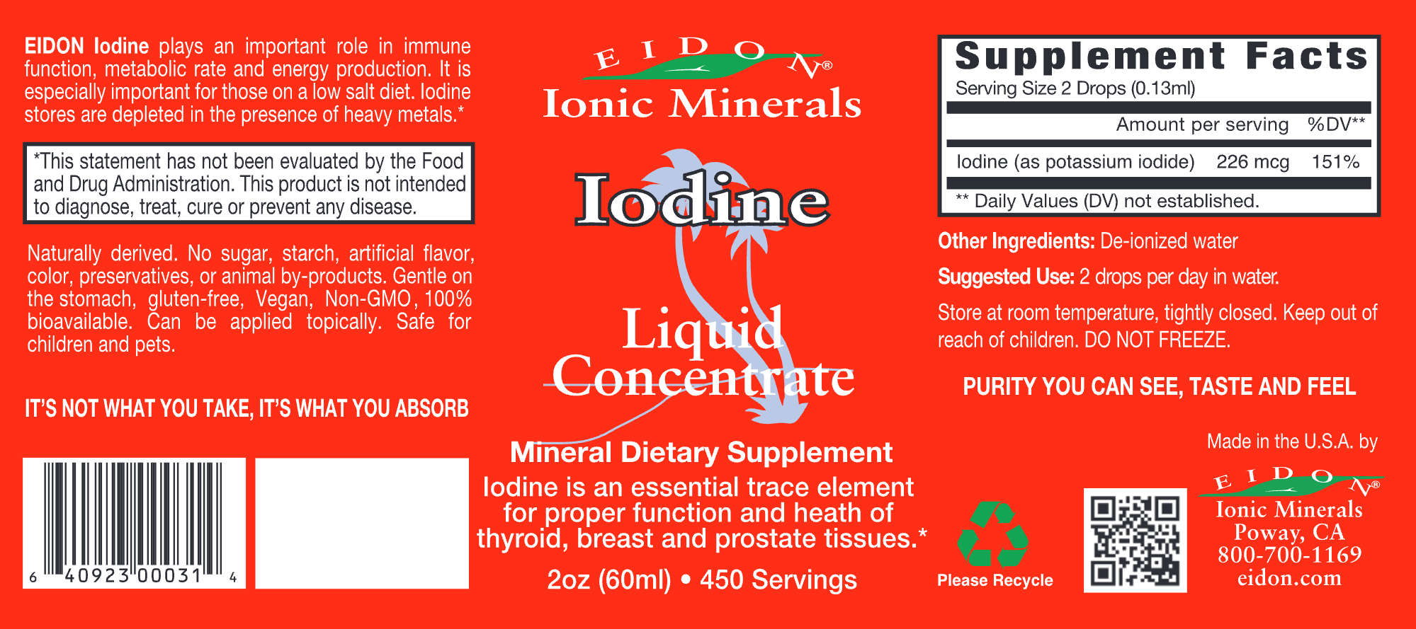 Eidon Iodine 2 fl oz (60 ml)